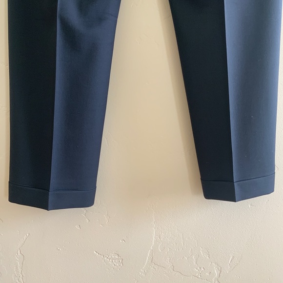 Zanella Todd Flat Front Luxury 120's Wool Serge Pant Navy Men’s Size 38 x 32 US - Picture 8 of 16